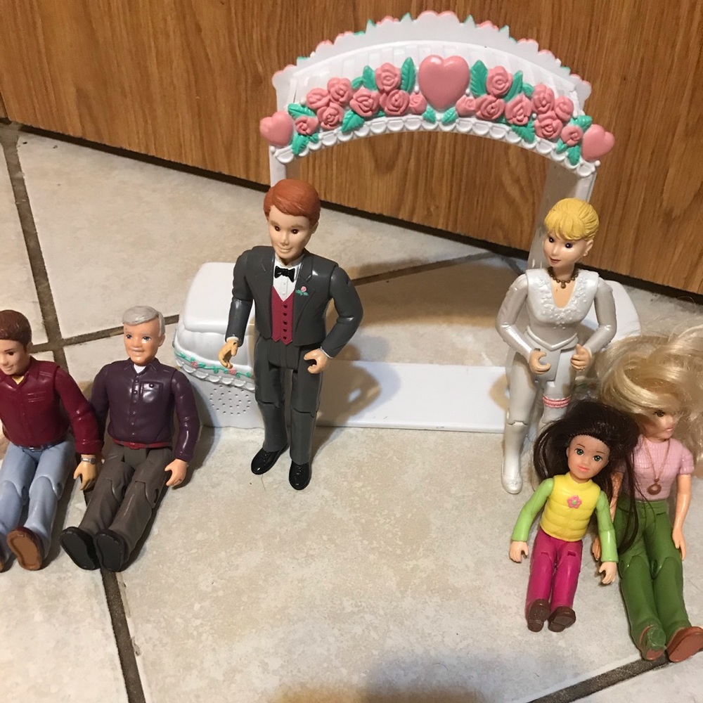 Fisher Price Loving Family Wedding Bride and Groom